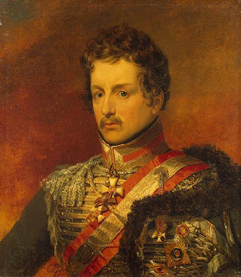 George Dawe Portrait of Peter Graf von der Pahlen russian Cavalry General.